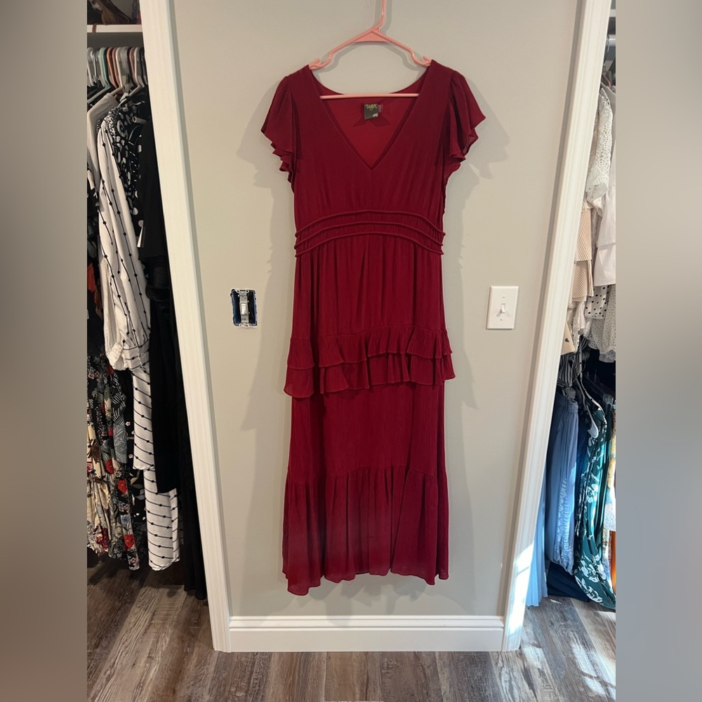 Burgundy Dress